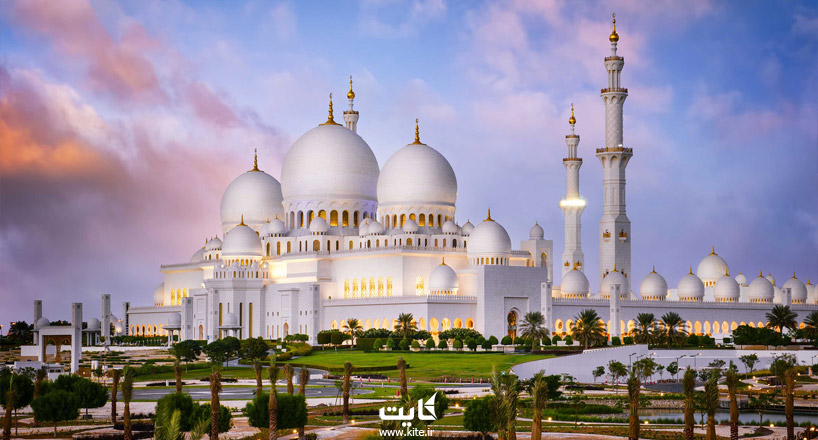 مسجد شیخ زاید امارات | تصاویر + 15  نکته که احتمالا نمی‌دانستید!